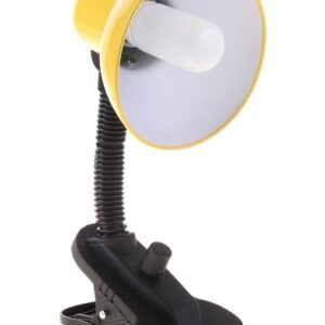 Лампа настольная , светорегулятор на зажиме, желтая